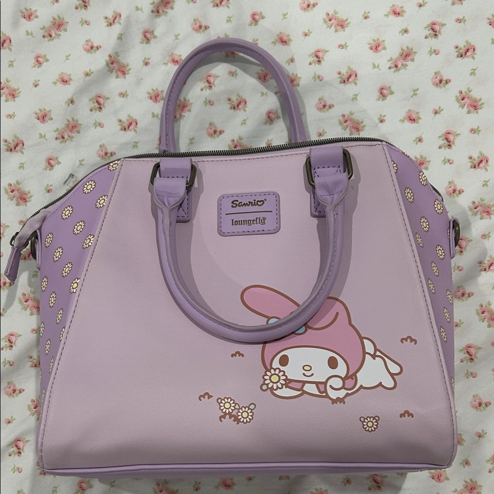 Sanrio Pastel Purple Satchel with My Melody
